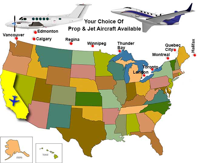 California Charter Flight Directory